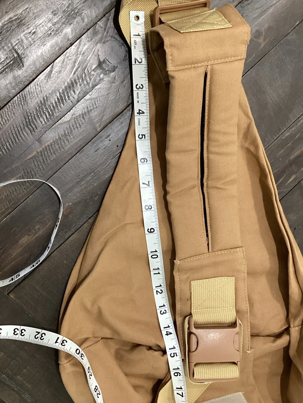 Tactical Tan Sling Backpack for Men
